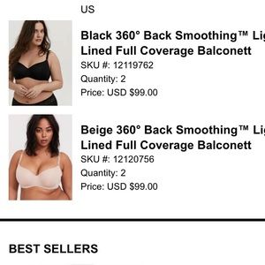 Torrid Bras 54C